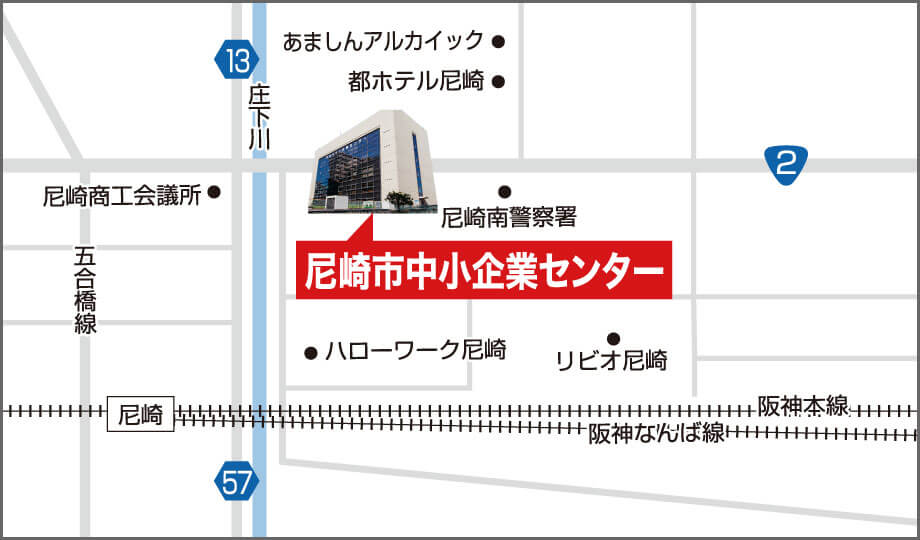 会場の簡略地図